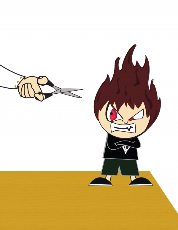 Creation of Barber's Worst Nightmare: Step 3